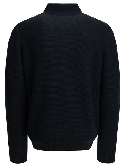 Zegna Cashmere polo sweater - Blue