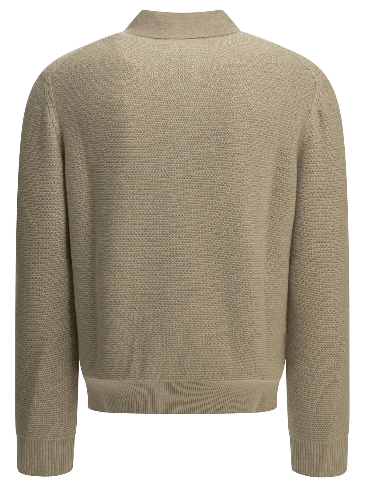 Zegna Cashmere polo sweater - Beige
