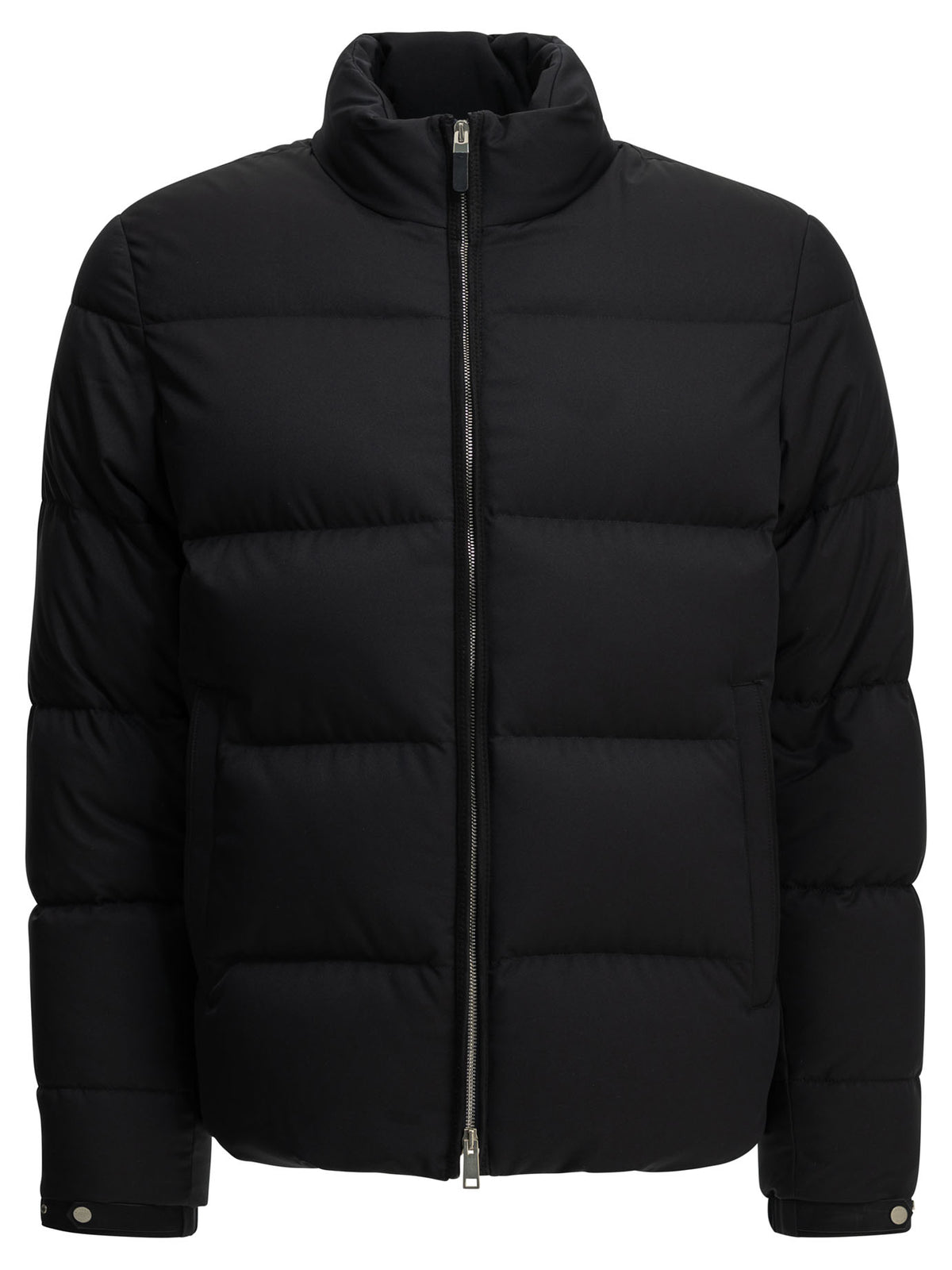 Zegna Short down jacket - Blue