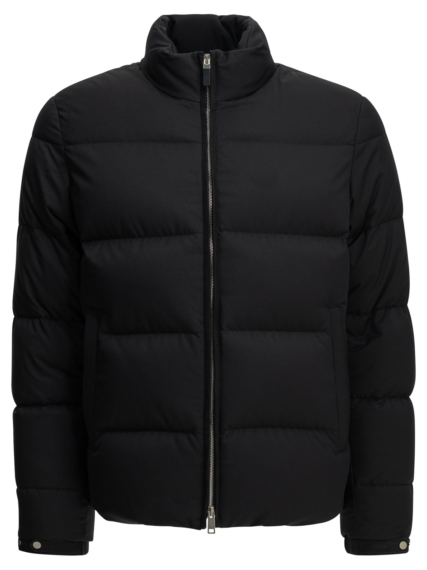 Zegna Short down jacket - Blue