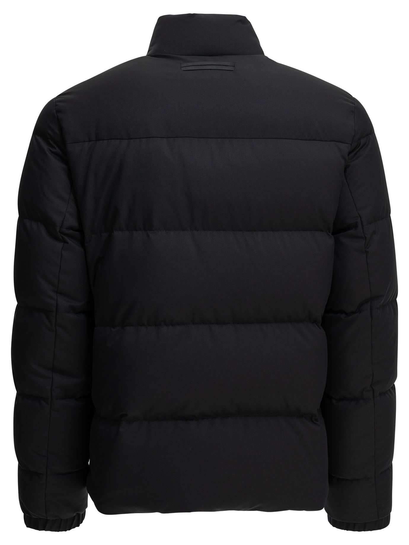 Zegna Short down jacket - Blue