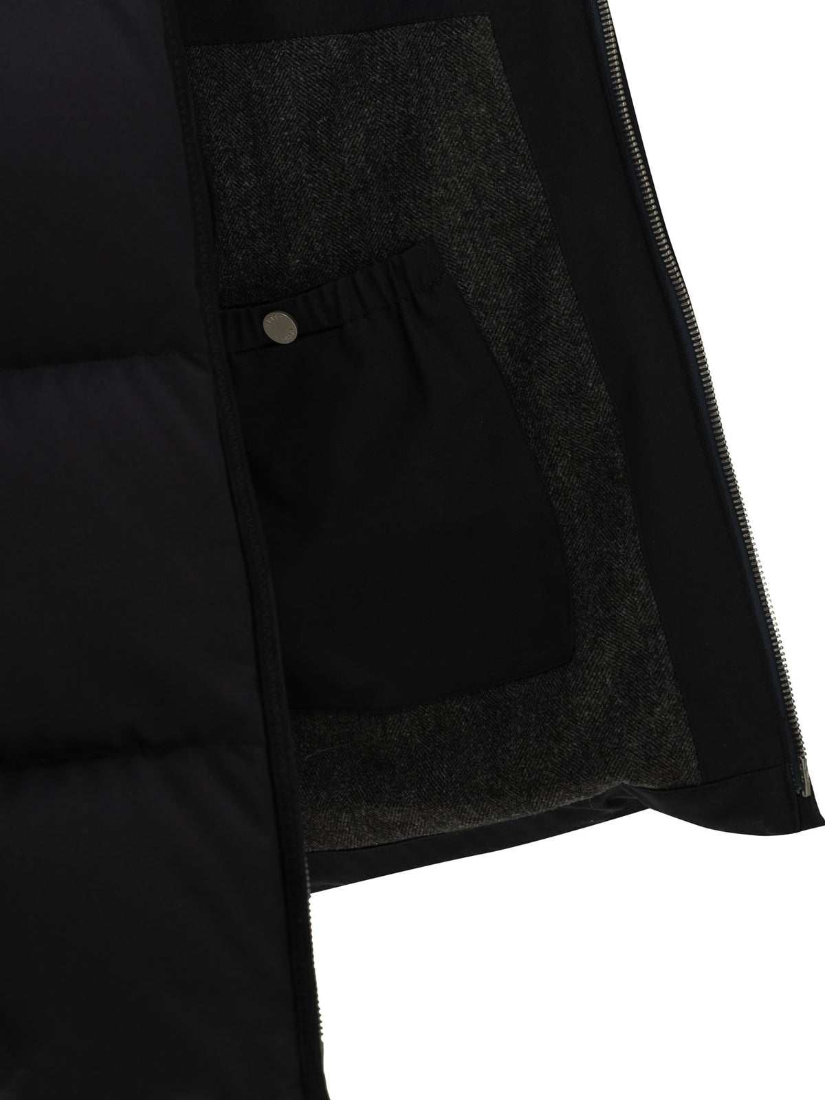 Zegna Short down jacket - Blue
