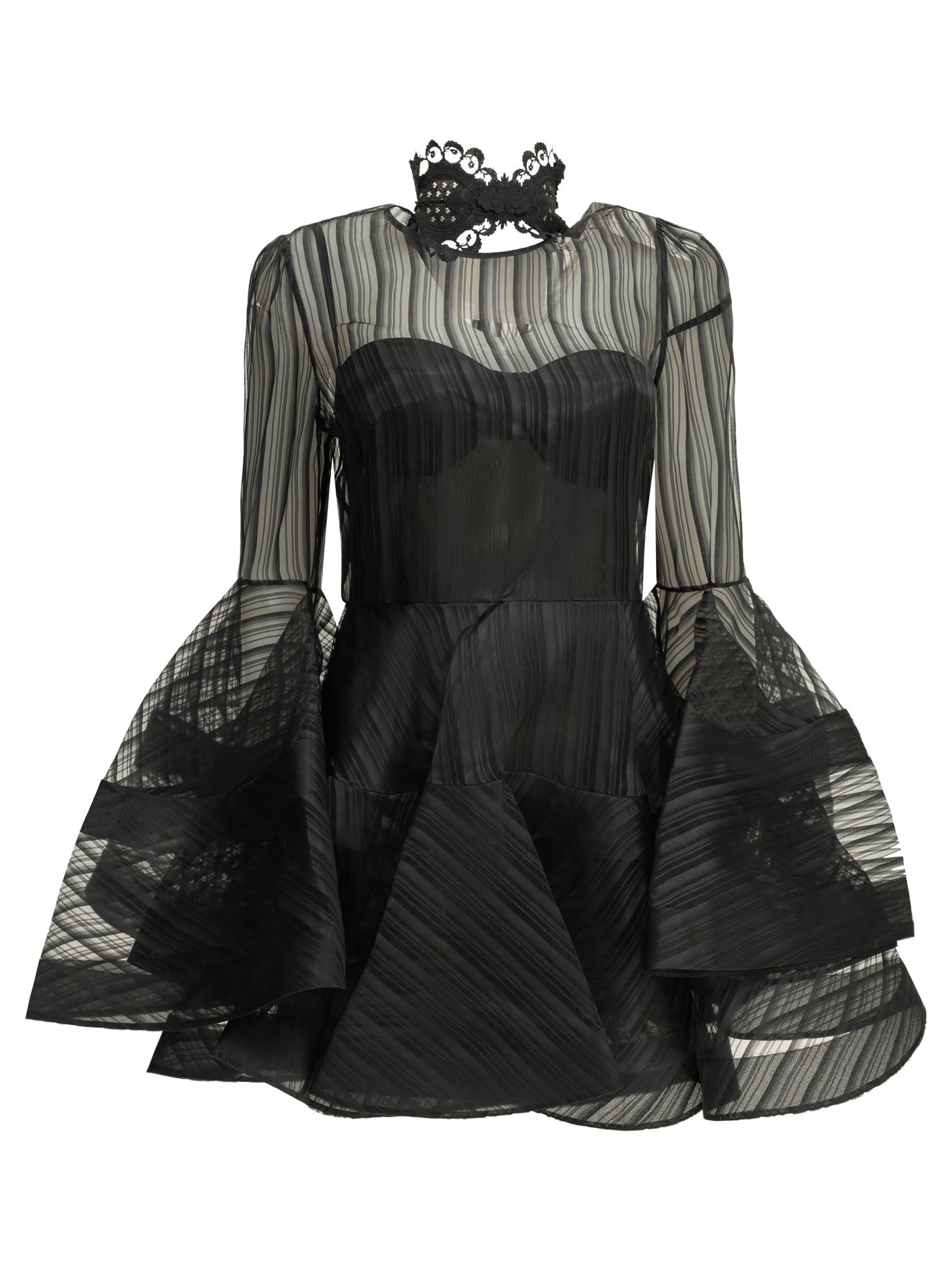 Zimmermann "Valiant" Short Dress - Black