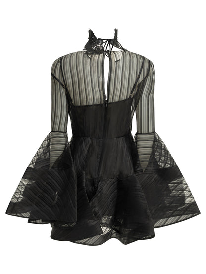 Zimmermann "Valiant" Short Dress - Black