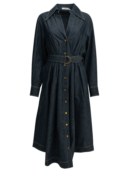 Zimmermann Midi shirtdress - Blue
