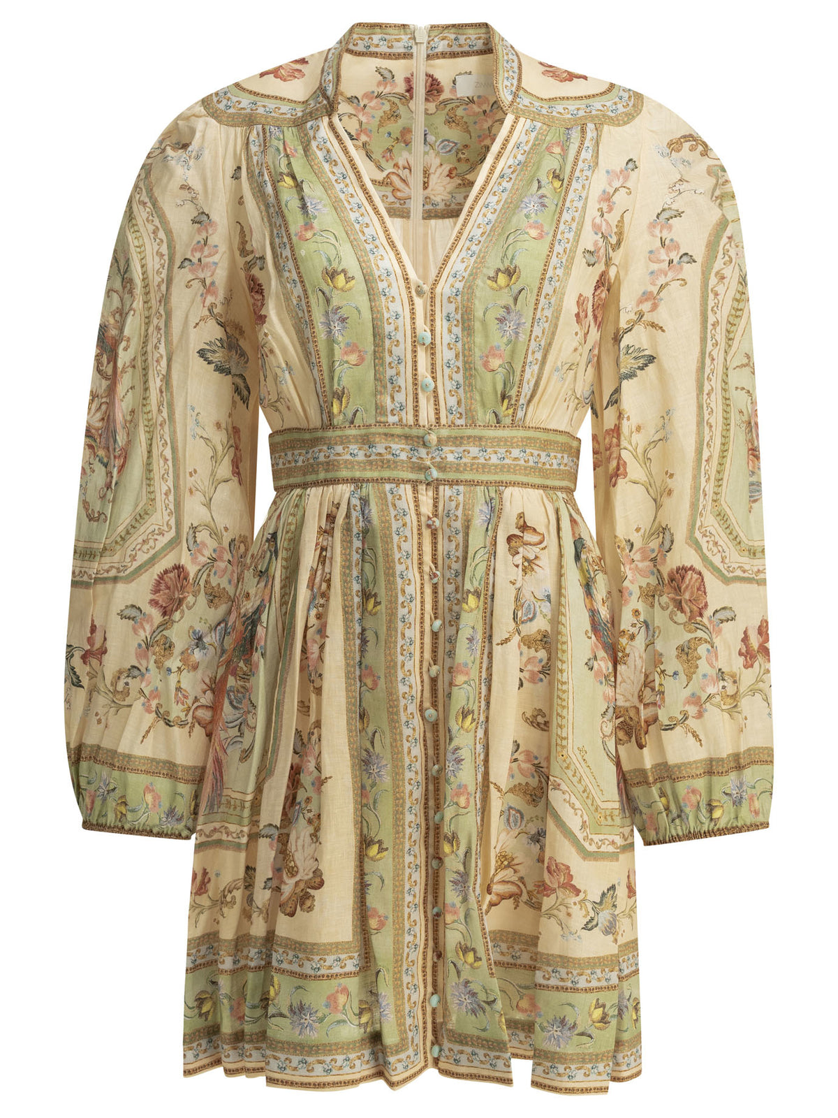 Zimmermann "Roselight" short dress - Beige