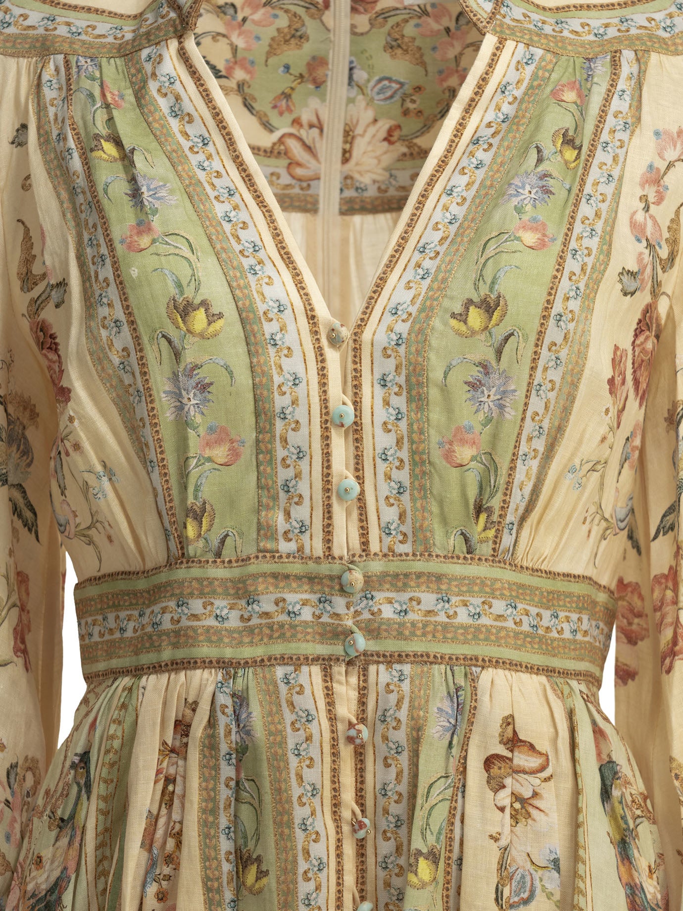 Zimmermann "Roselight" short dress - Beige
