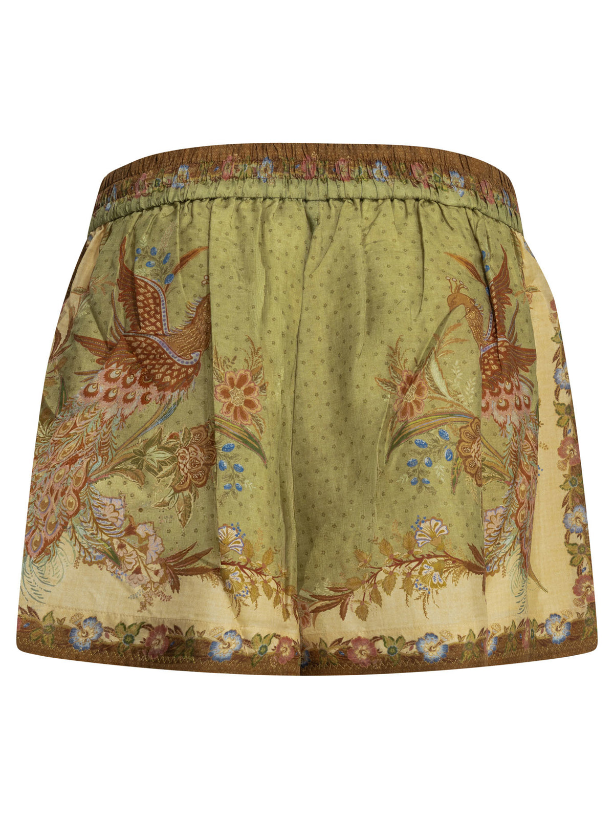 Zimmermann "Indra Relaxed" lace-up shorts - Green