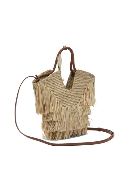 Zimmermann "Goldentime" Medium handbag - Beige