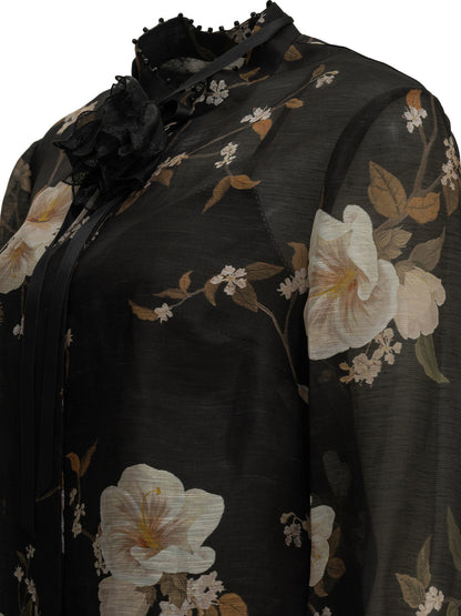 Zimmermann "Ascent" Casual Shirt - Black