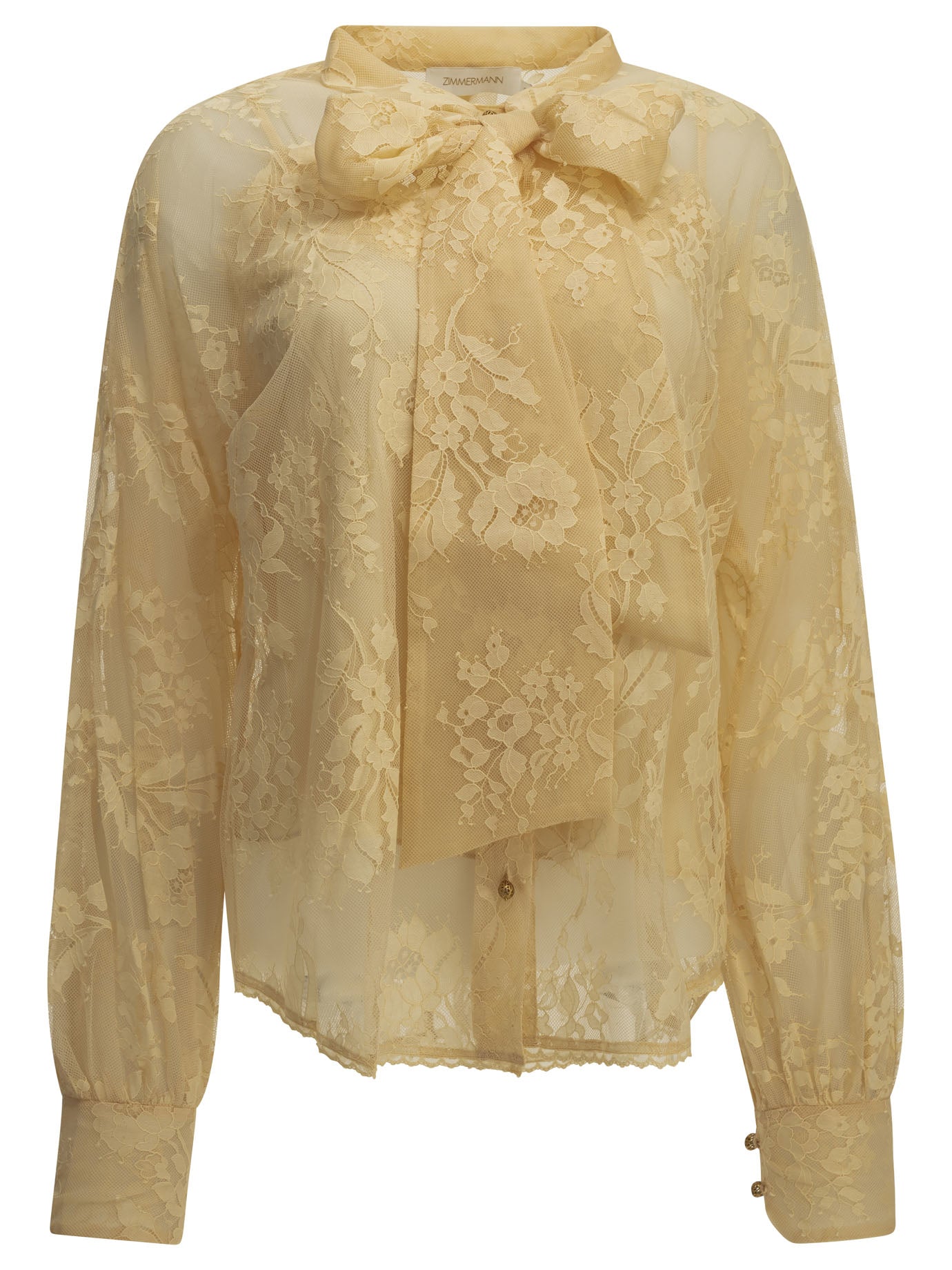 Zimmermann Lace Blouse - Beige