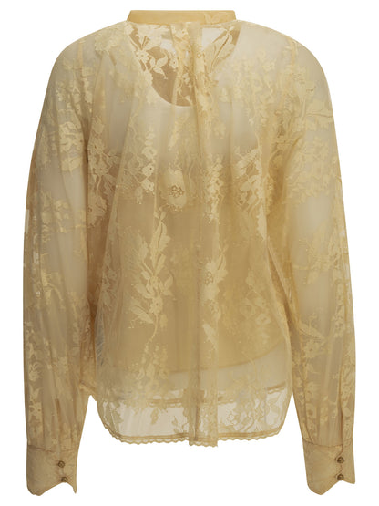 Zimmermann Lace Blouse - Beige