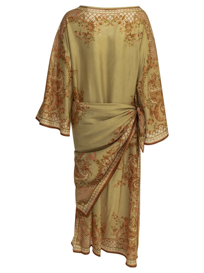 Zimmermann "Aster" midi dress - Beige