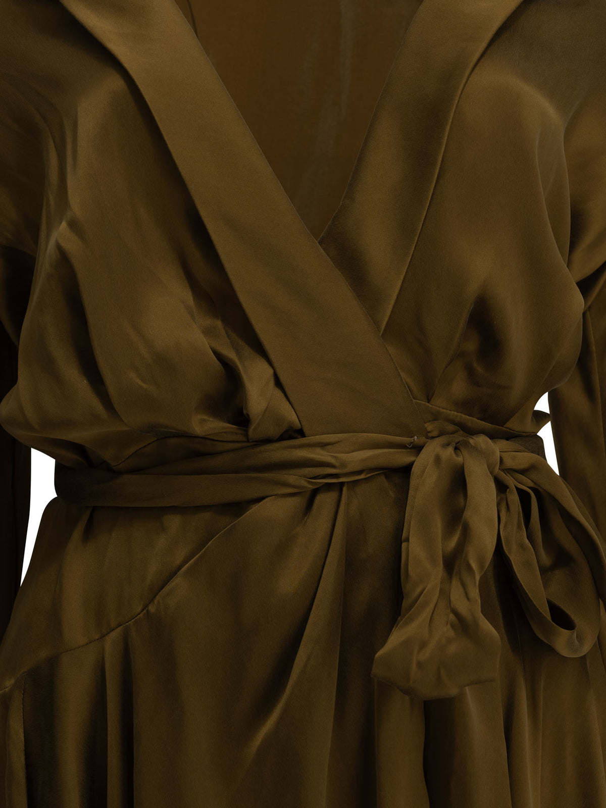 Zimmermann Short Wrap Dress - Brown