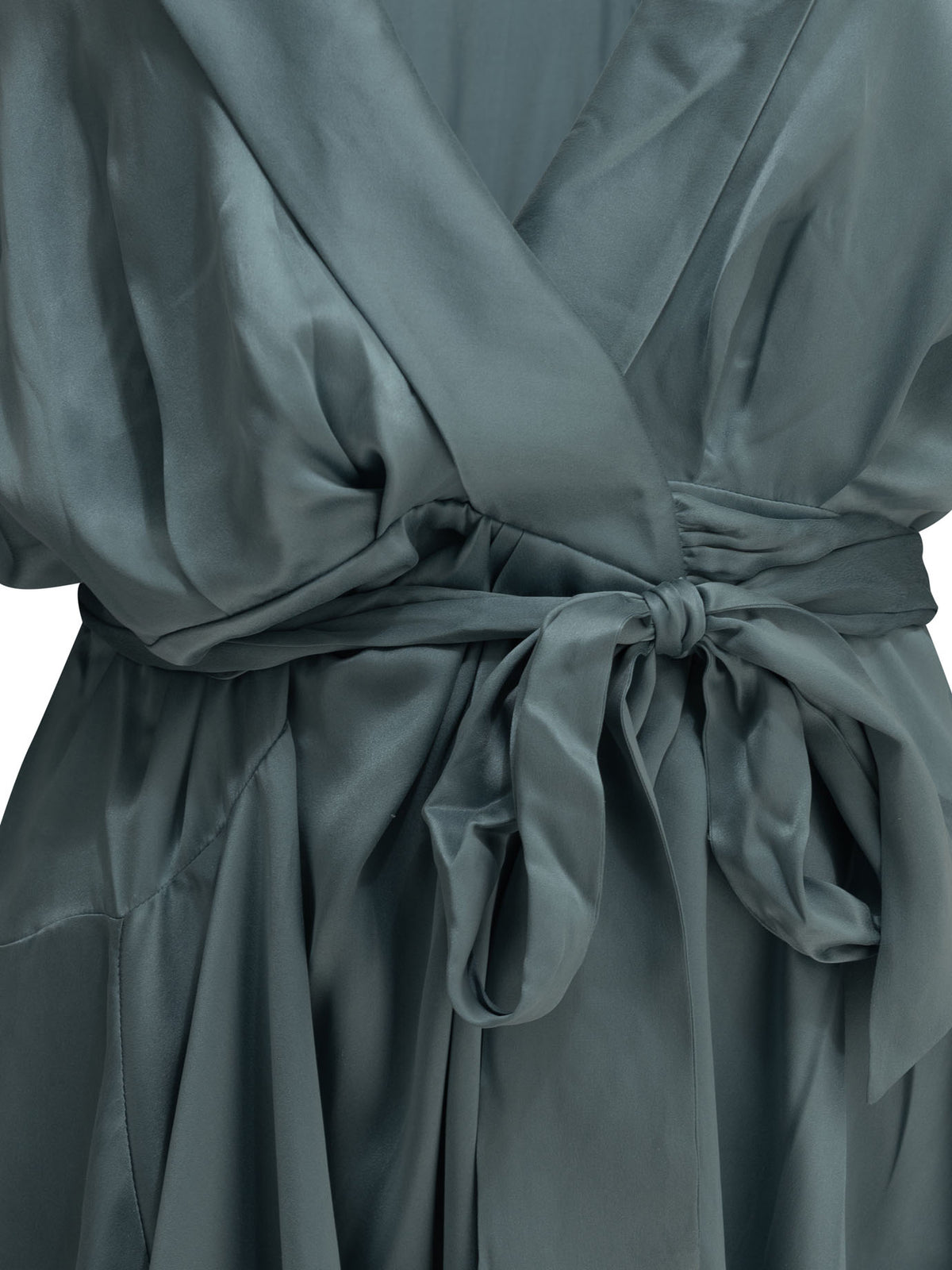 Zimmermann Short Wrap Dress - Light Blue
