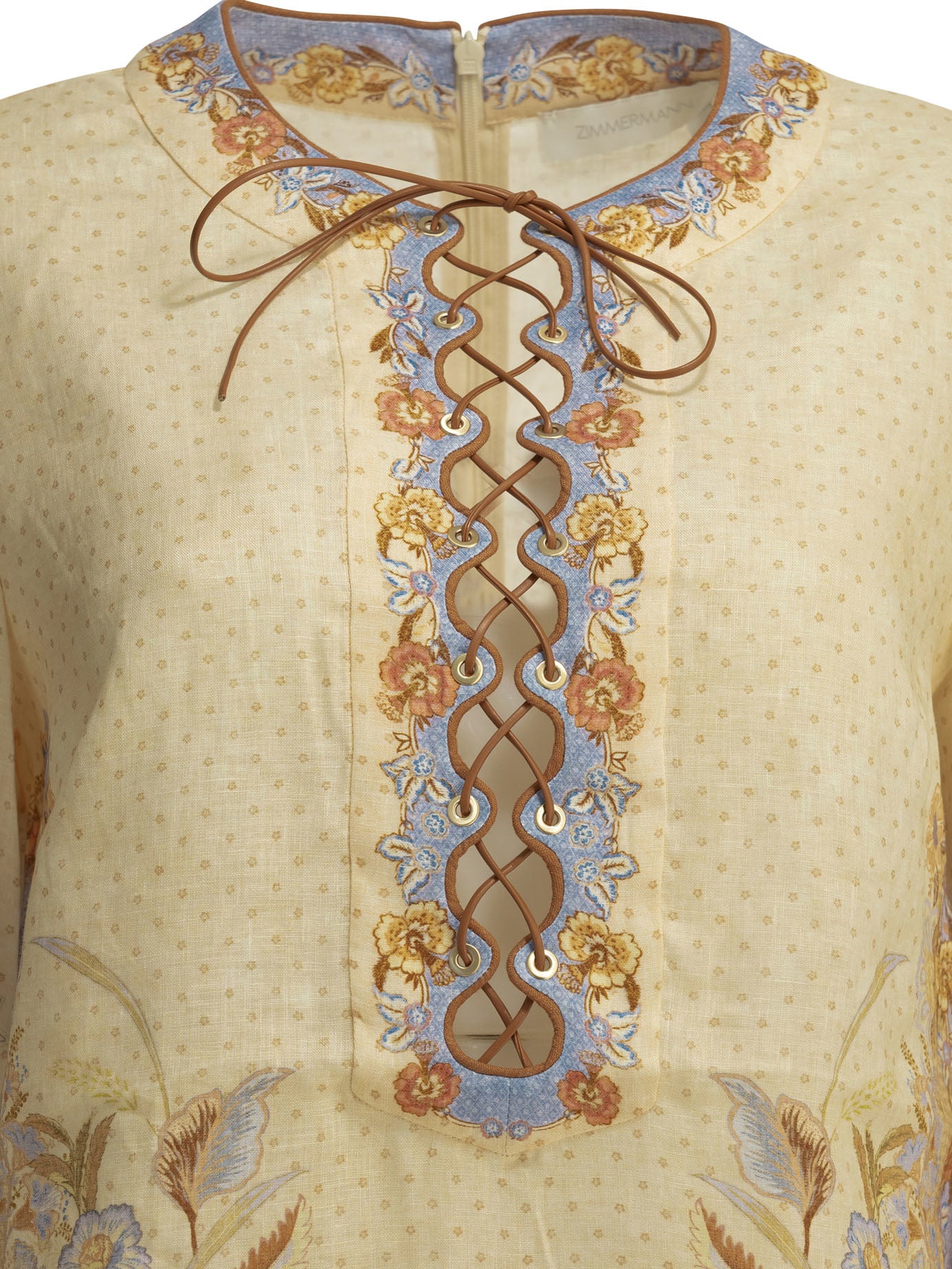Zimmermann "Indra" Short dress - Beige