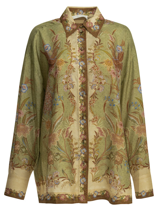 Zimmermann "Indra" Casual shirt - Green