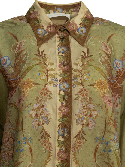Zimmermann "Indra" Casual shirt - Green