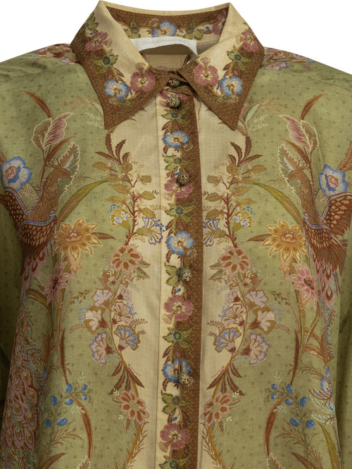 Zimmermann "Indra" Casual shirt - Green