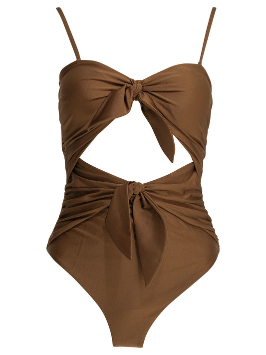 Zimmermann "Aster" One-piece swimsuit - Brown