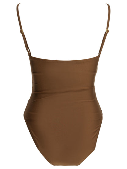 Zimmermann "Aster" One-piece swimsuit - Brown