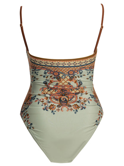 Zimmermann "Aster" swimsuit - Light Blue