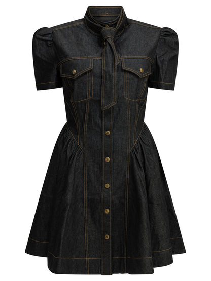Zimmermann Short denim dress - Blue