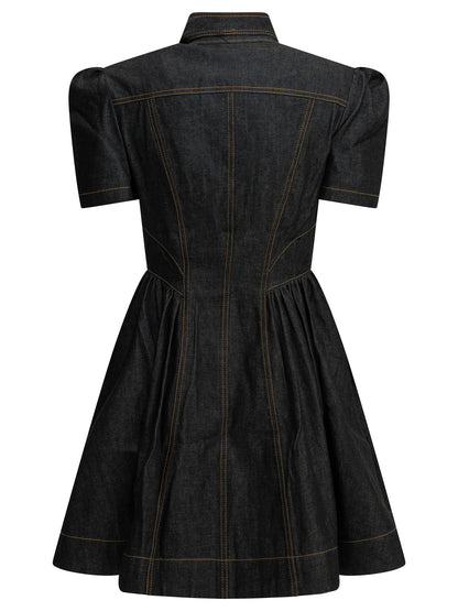 Zimmermann Short denim dress - Blue