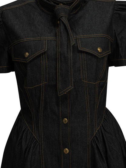 Zimmermann Short denim dress - Blue