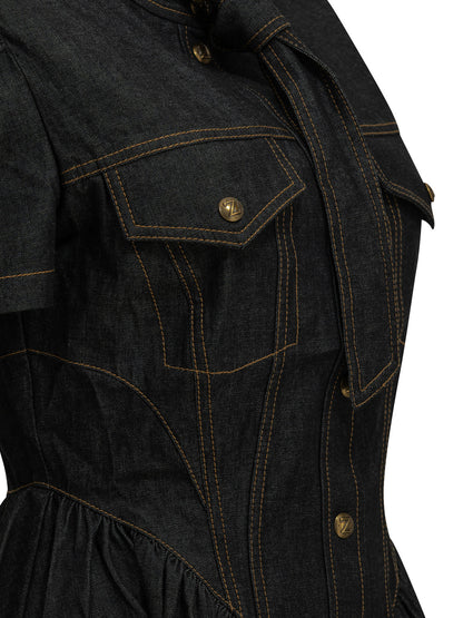 Zimmermann Short denim dress - Blue