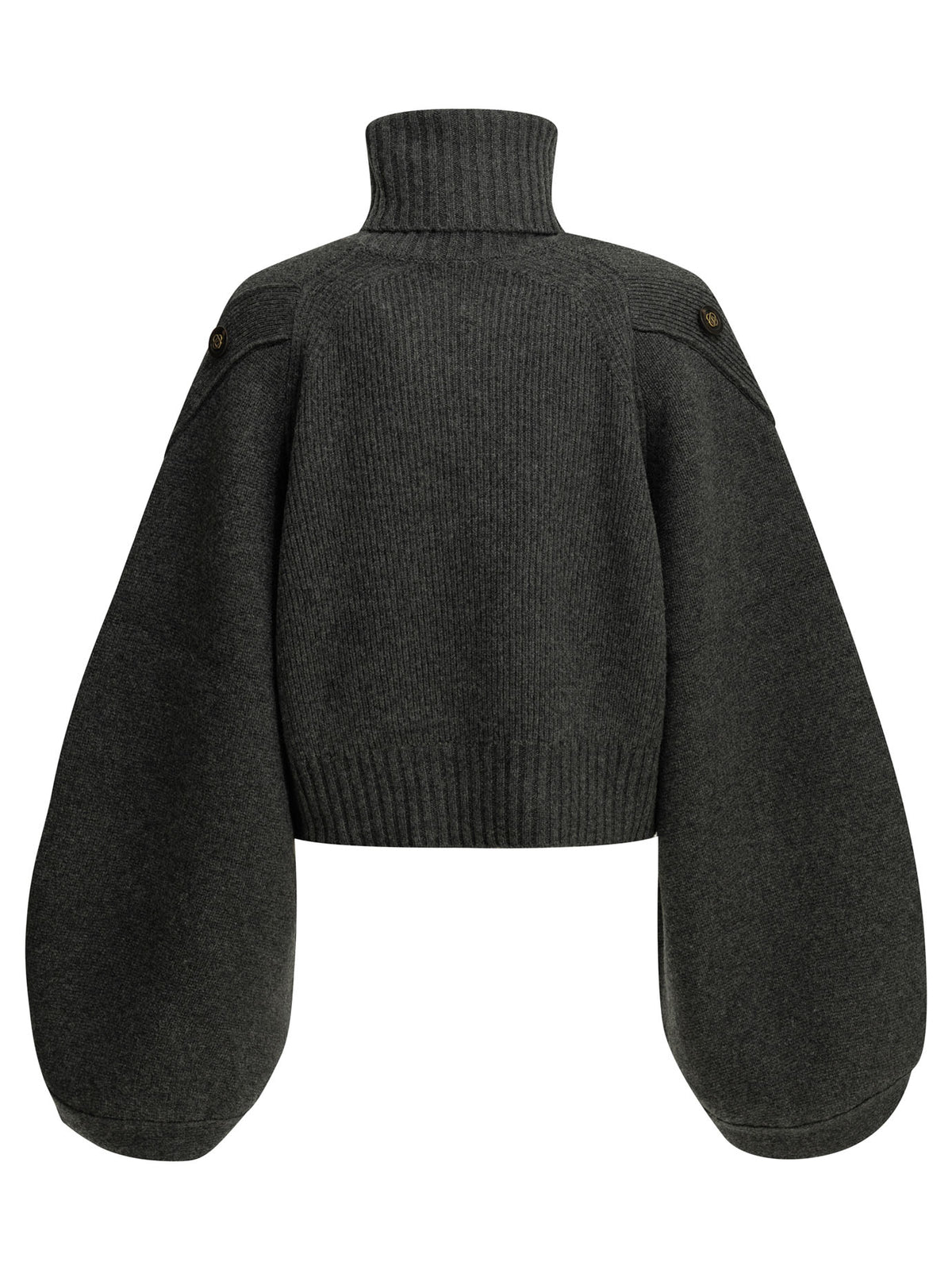 Zimmermann "Valiant" Turtleneck Sweater - Grey