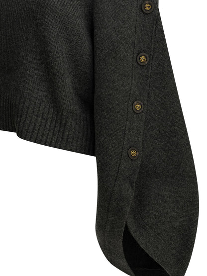 Zimmermann "Valiant" Turtleneck Sweater - Grey