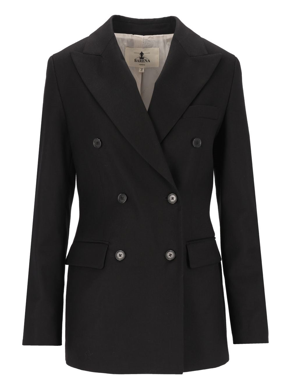 Barena Venezia "Mimi" Blazer In Stretch Wool - Black