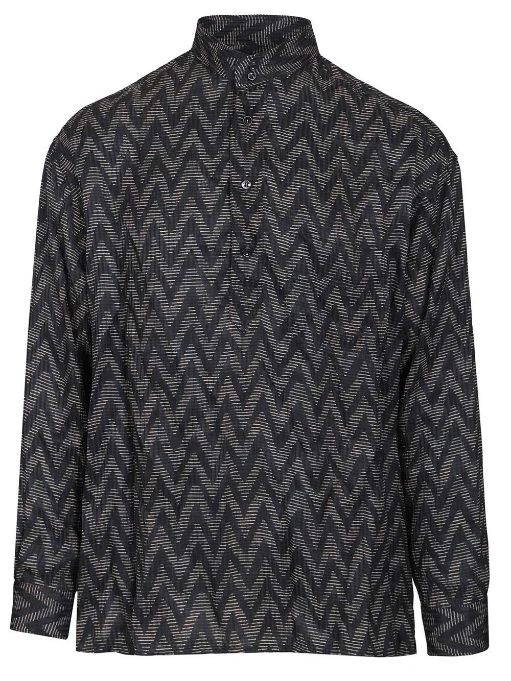Giorgio Armani Serafino Shirt - Blue
