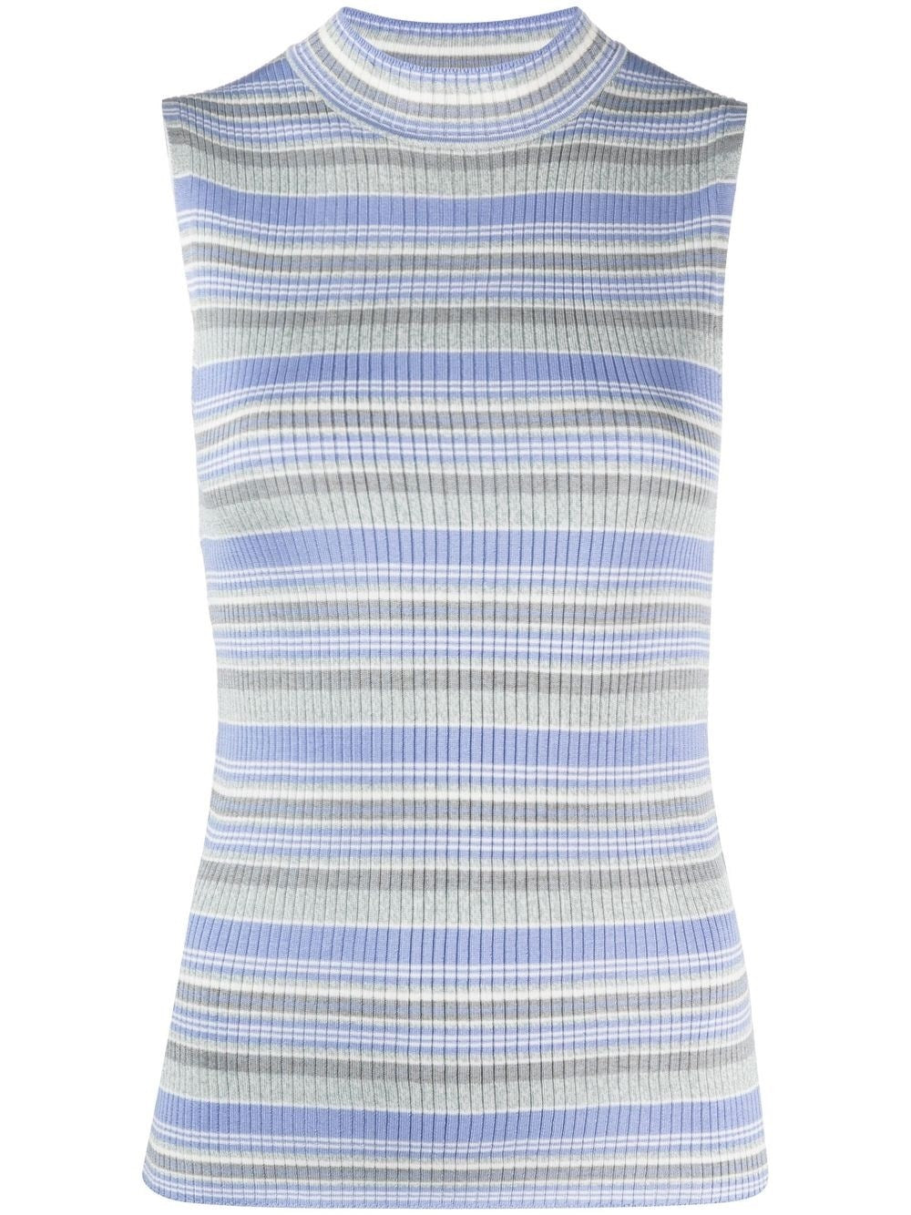 Theory Ribbed Knit Top - White