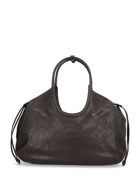 Miu Miu "Ivy" Shopping Bag - Black