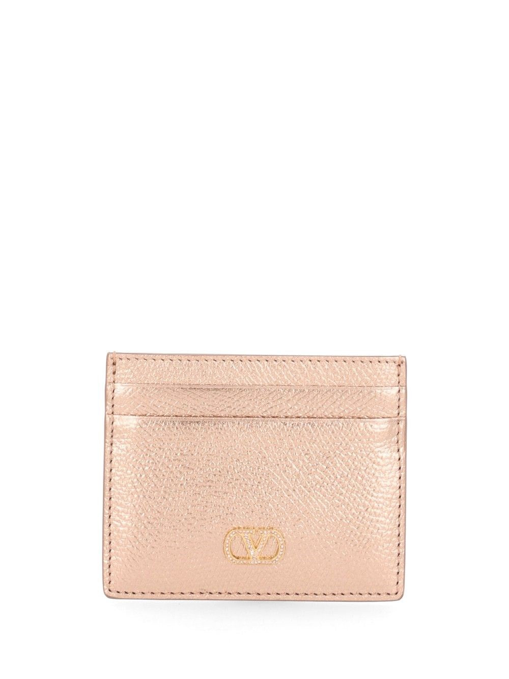 Valentino Garavani Vlogo Signature Card Holder - Rose