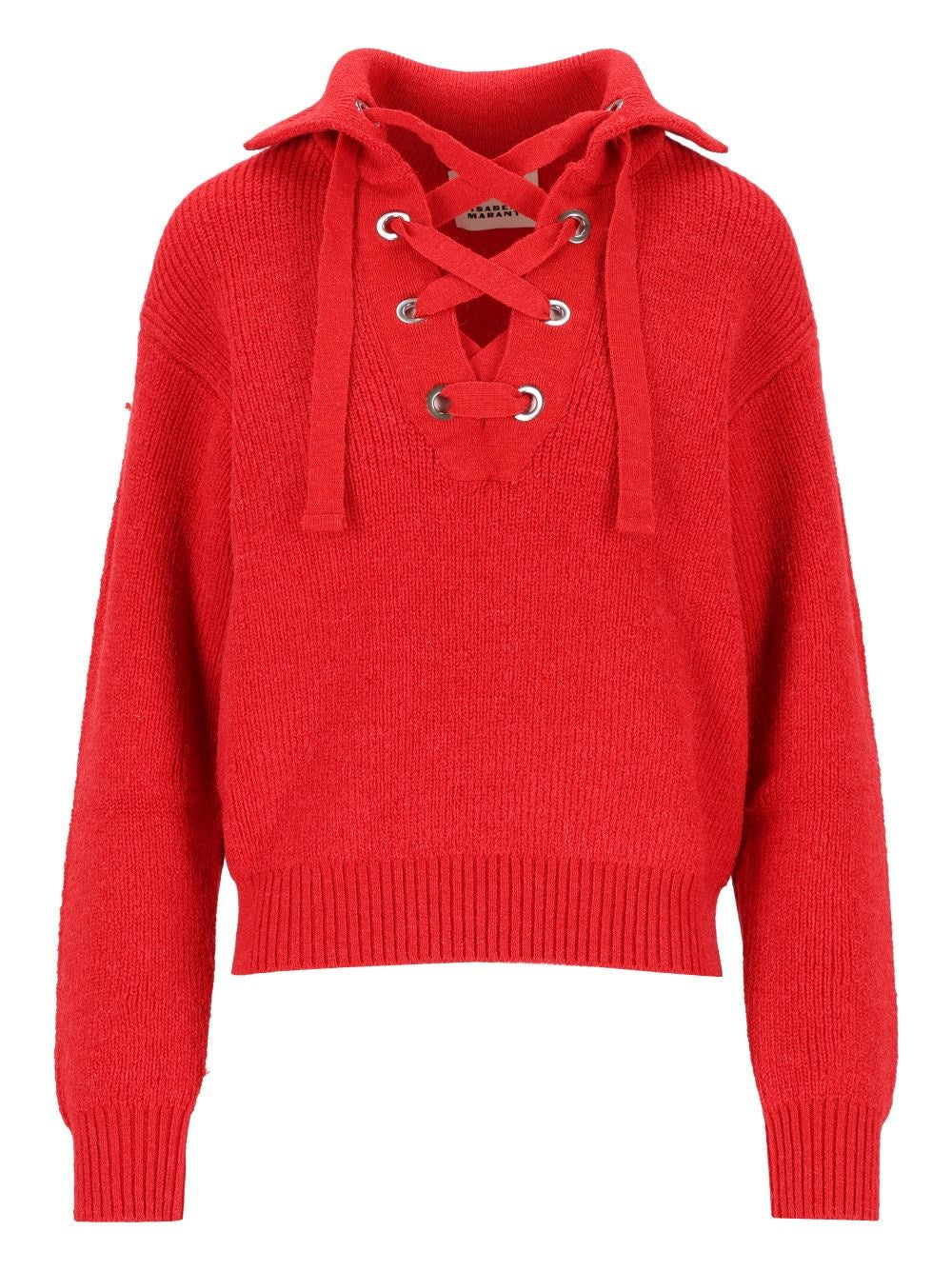 Isabel Marant "Ydalia" Wool Sweater - Red