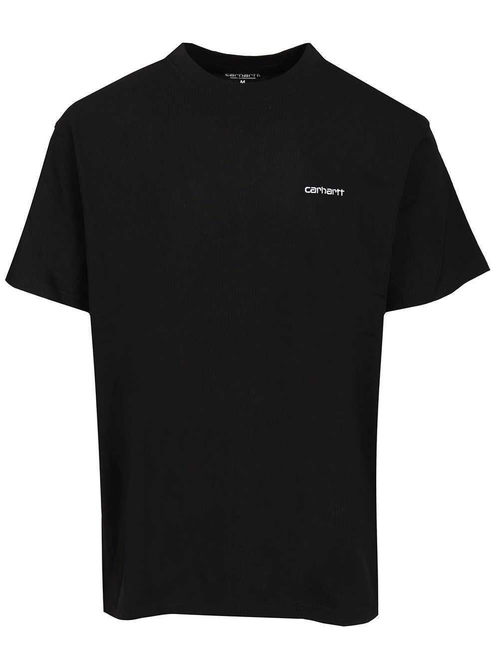 Carhartt Wip T-Shirt "S/S Script Embroidery" - Black