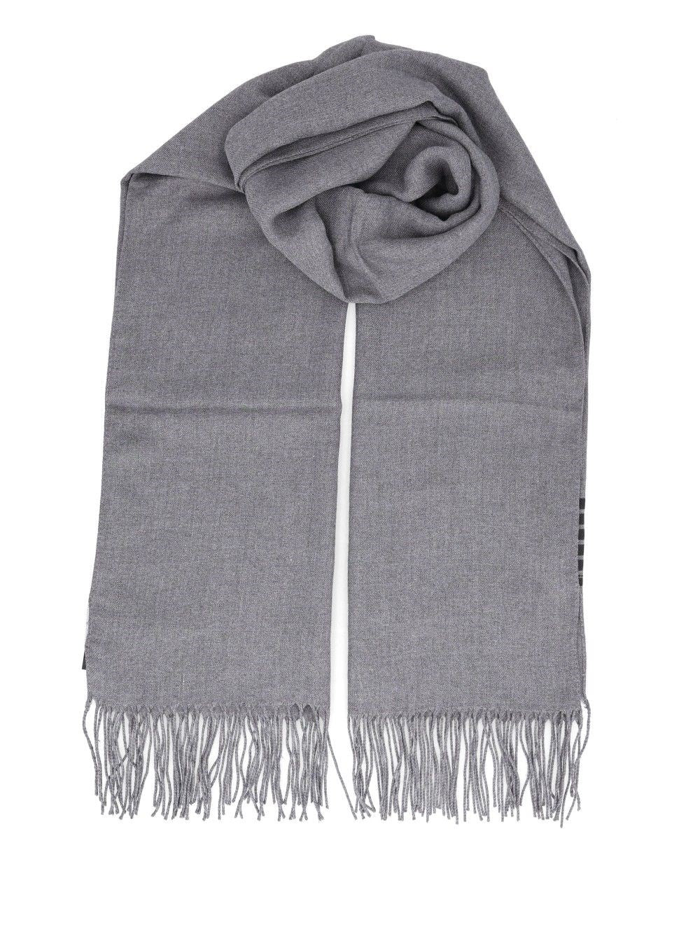 Emporio Armani Fringed Stole - Grey