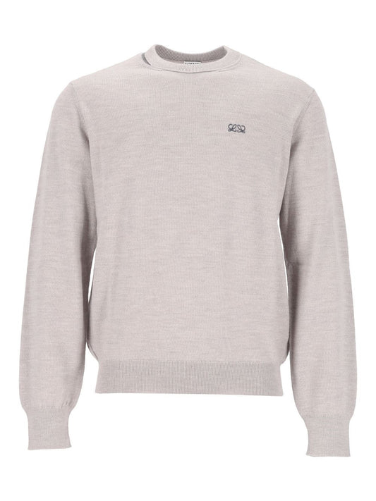 Loewe Merino Wool Sweater - Grey