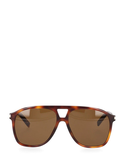Saint Laurent Sl 596 Dune Sunglasses In Acetate - Brown