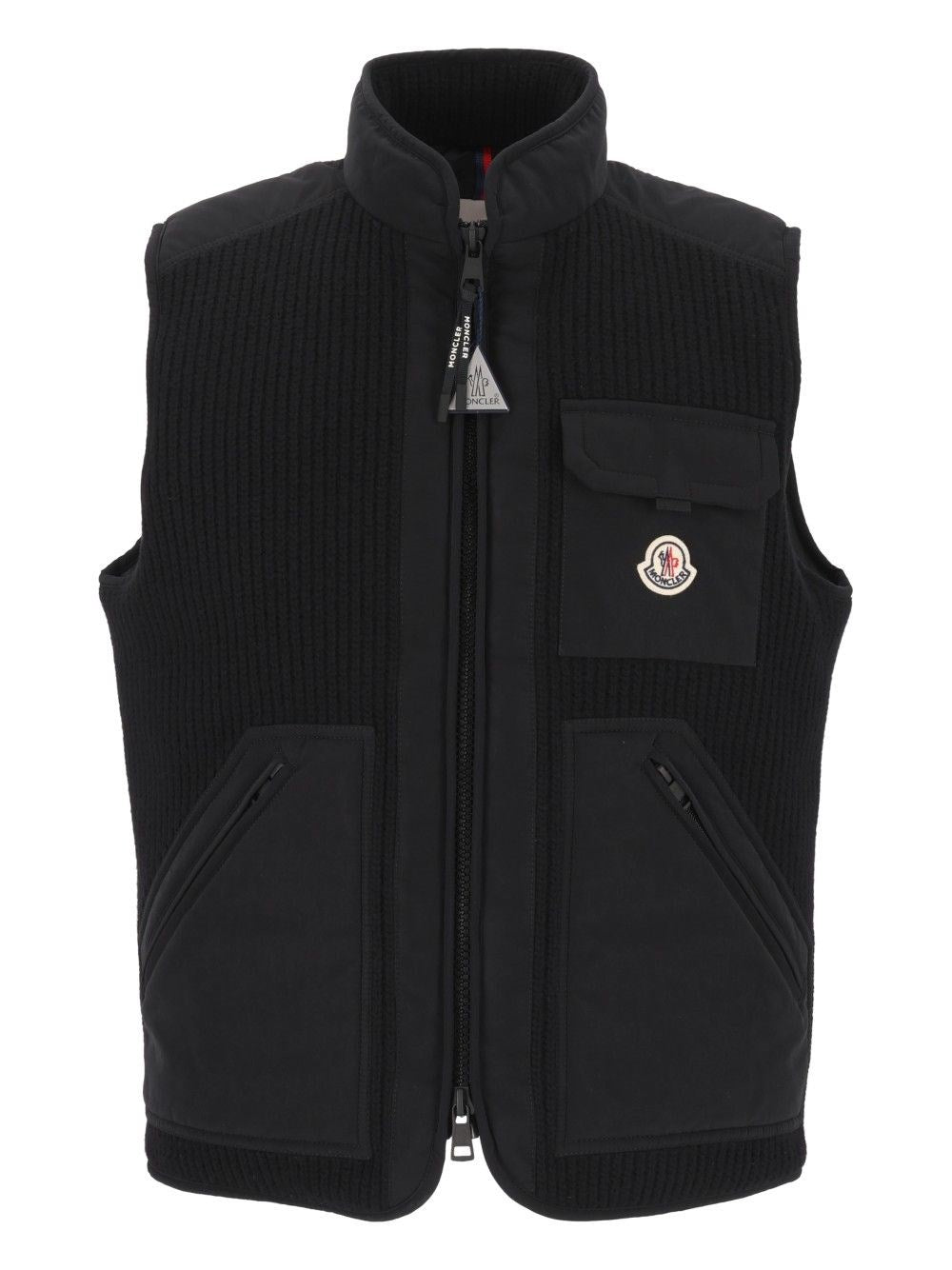 Moncler Lenevra Down Padded Vest - Black
