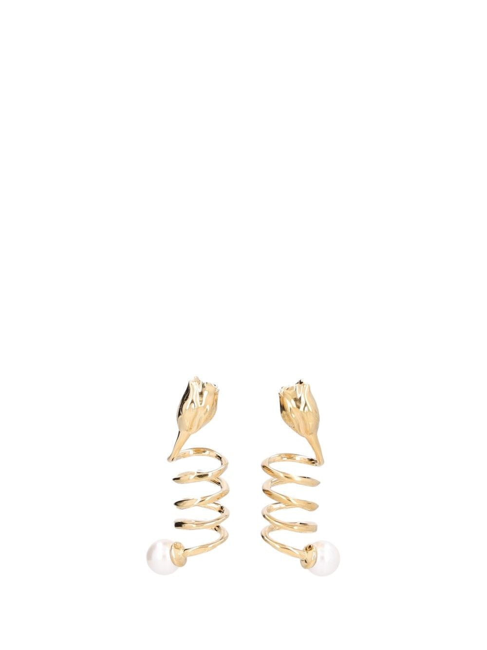 Chloe' "Tulip" Earrings - Gold