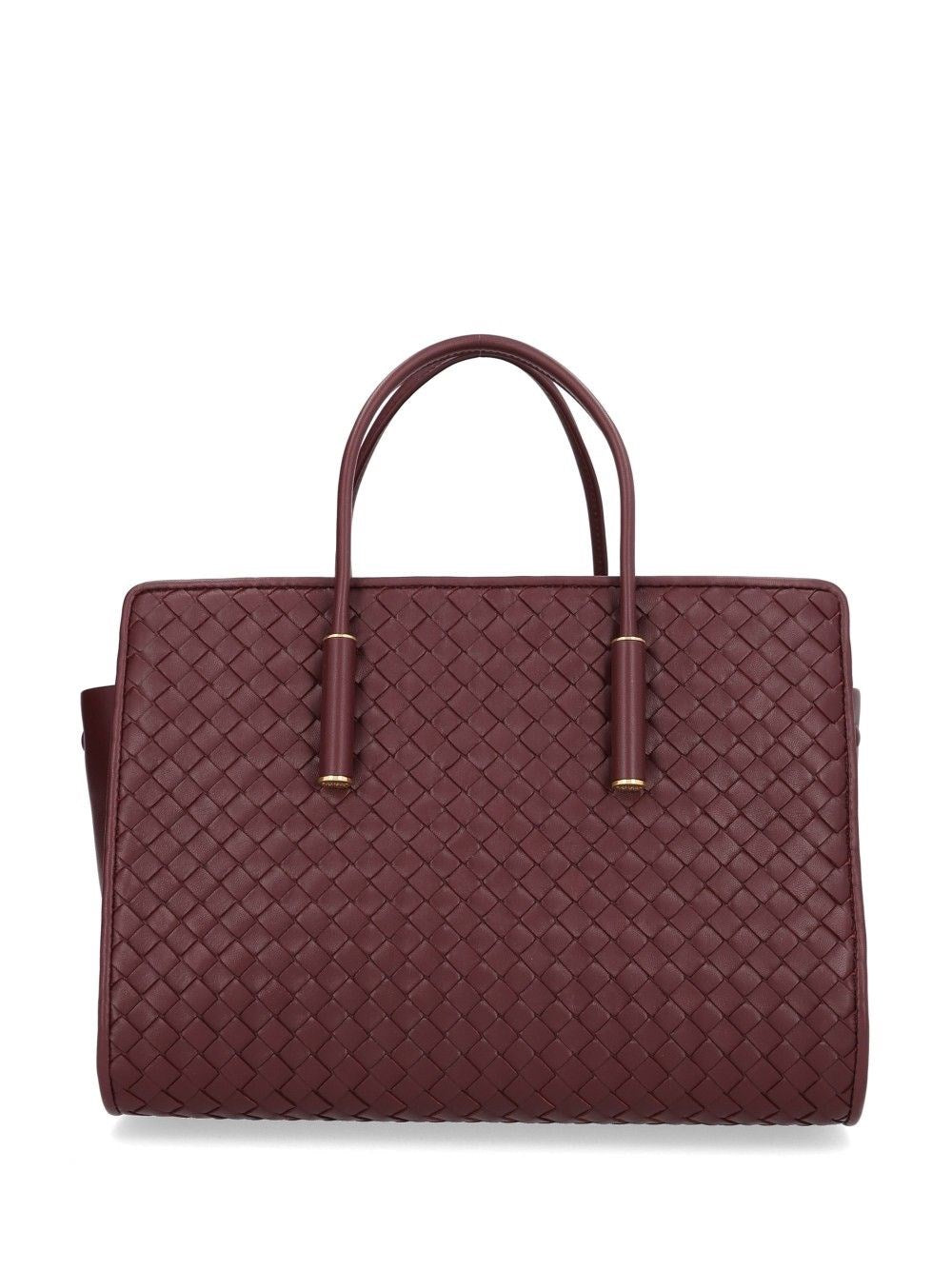 Bottega Veneta Small "Barbara" Bag - Bordeaux