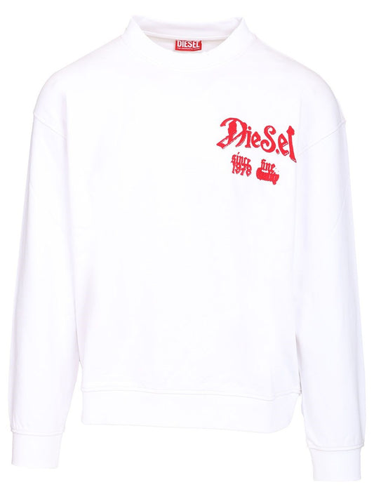 Diesel "S-Boxt-Aa2" Sweatshirt - White