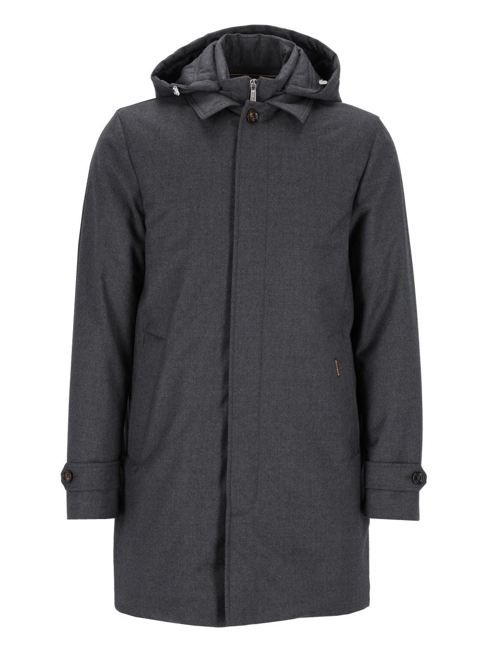 Moorer "Ralli" Jacket In Wool And Cashmere Blend - Grey