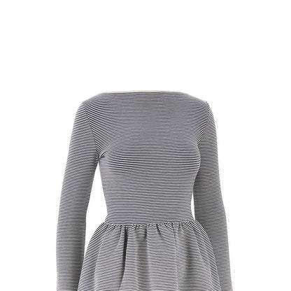 EMPORIO ARMANI Ottoman jersey mini dress