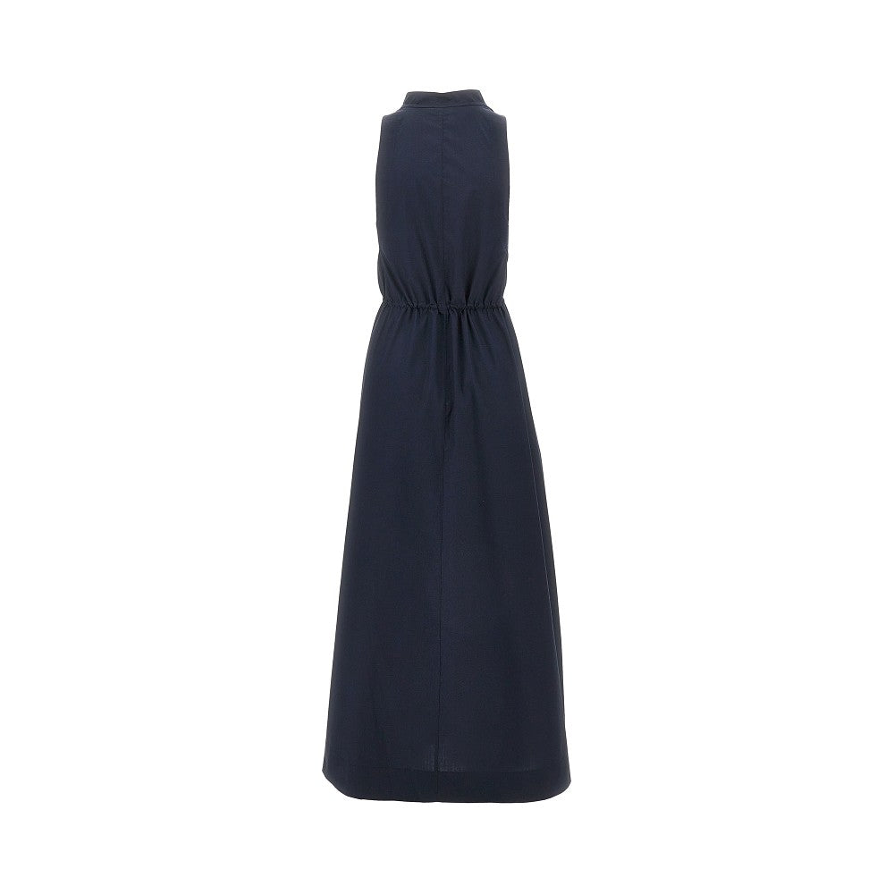 EMPORIO ARMANI Cotton poplin long dress