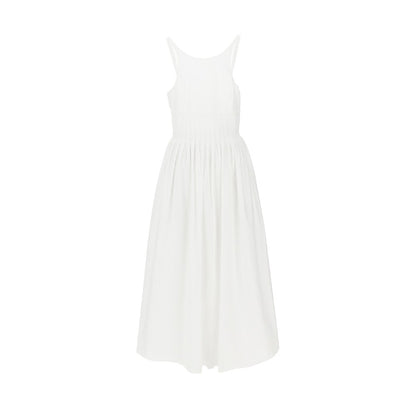 EMPORIO ARMANI Poplin midi dress